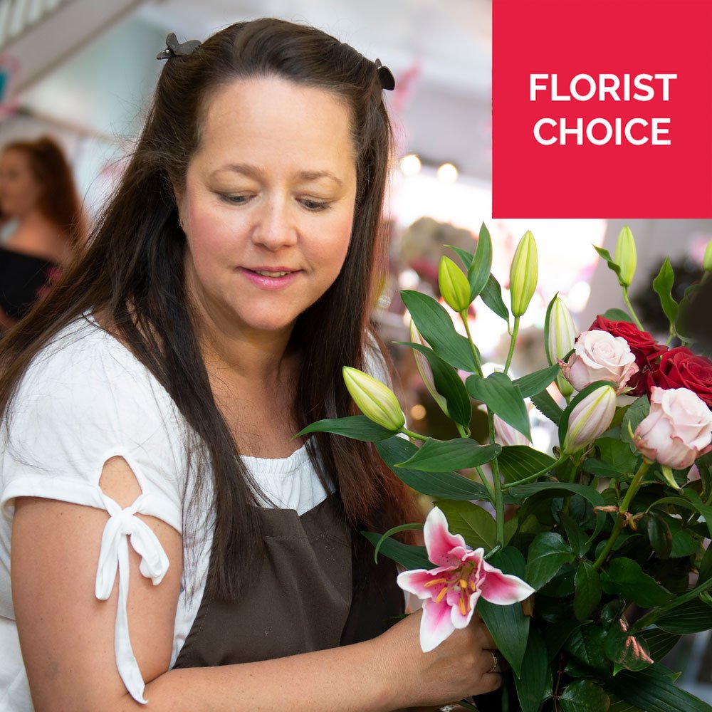 Valentine`s Florist Choice Hand-Tied